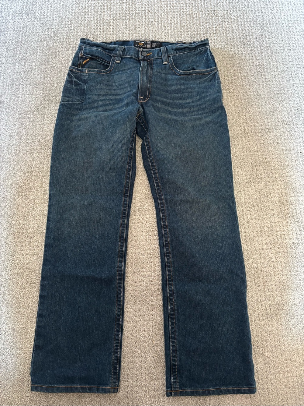 Ariat Rebar M4 Relaxed Boot Cut Jeans Men’s 35x32